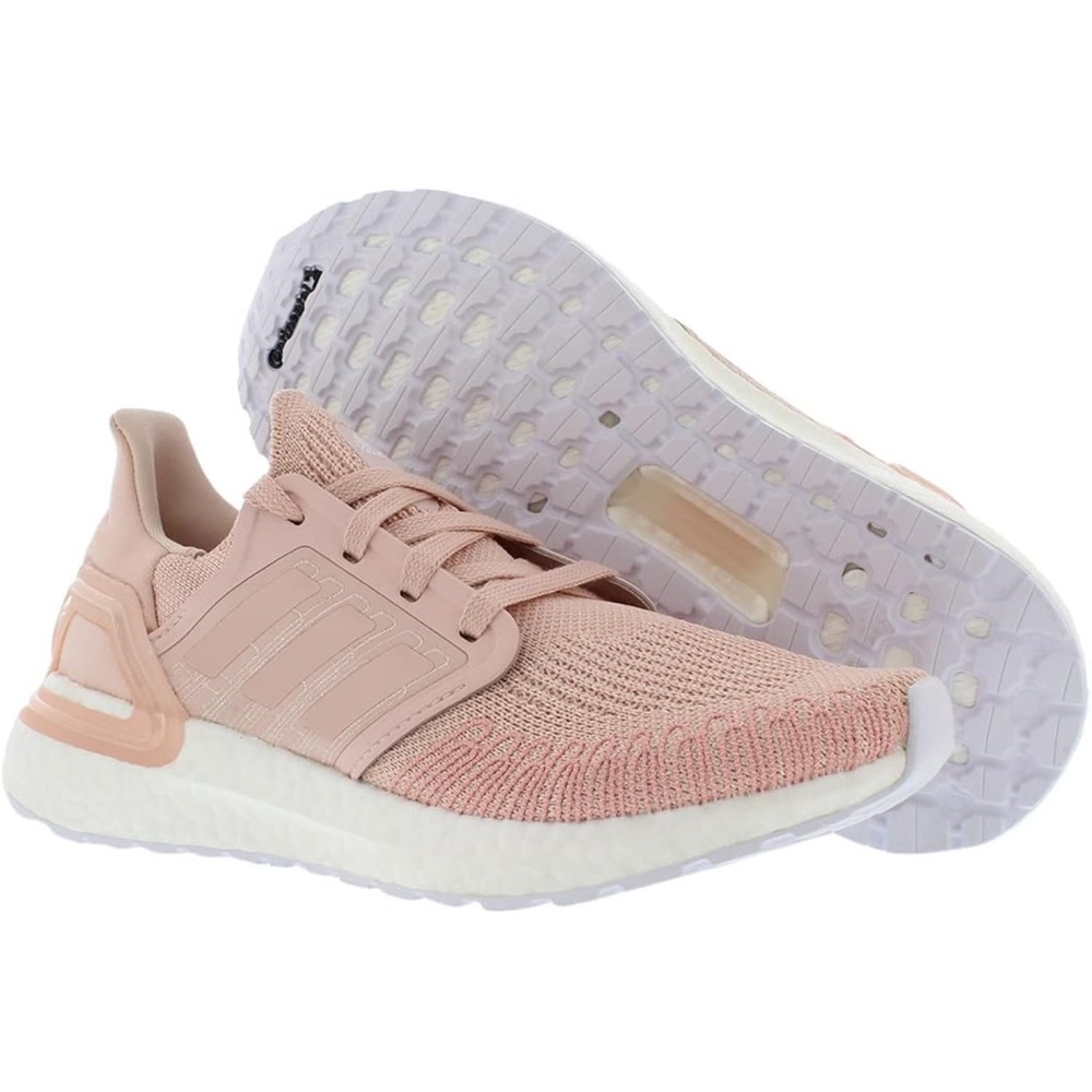 adidas womens Ultraboost 20 Pink/Pink/White women 7.5